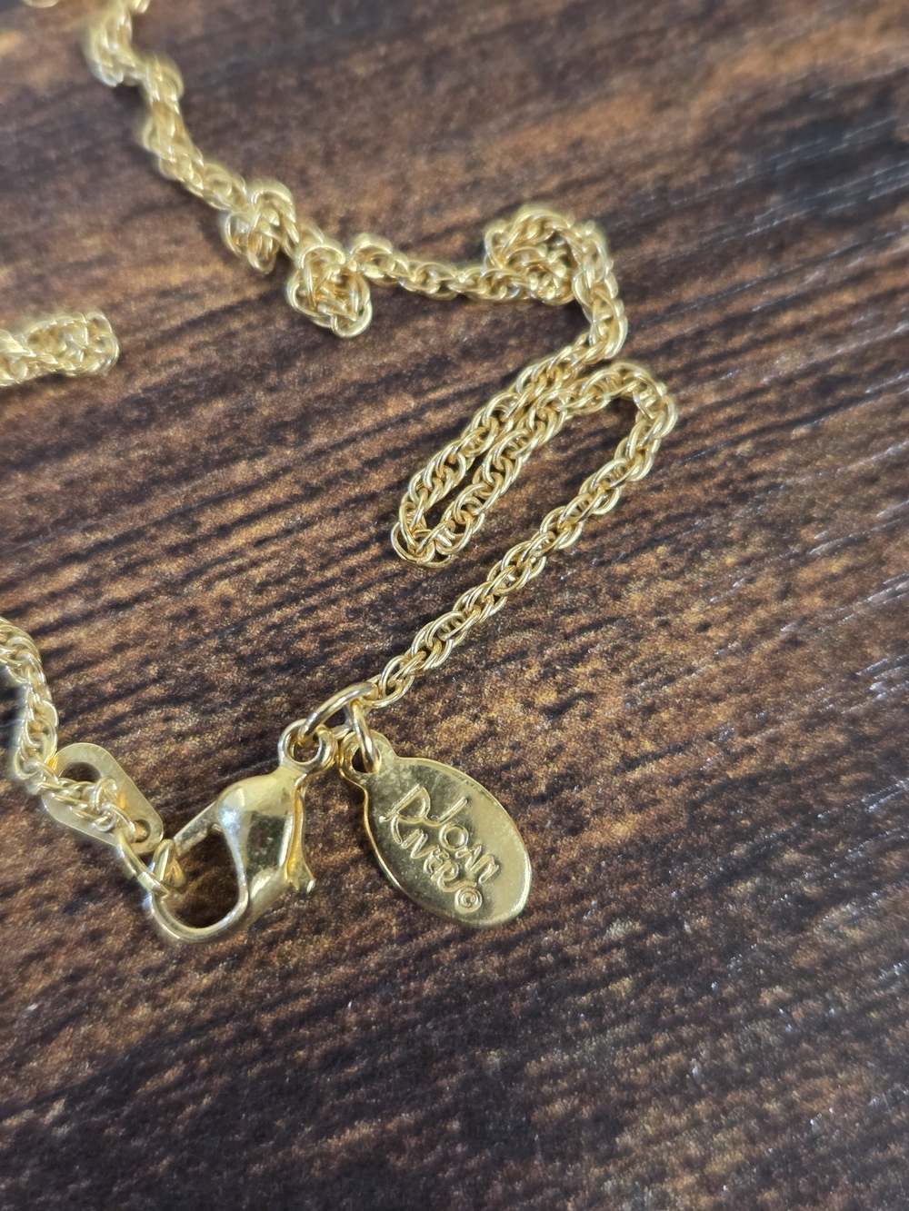 Joan Rivers Goldtone Rope Necklace Chain - Picture 2 of 5